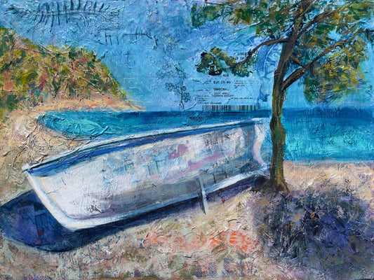 Boat at Vrellos Beach