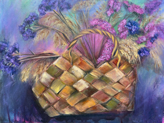Flower Basket Still Life